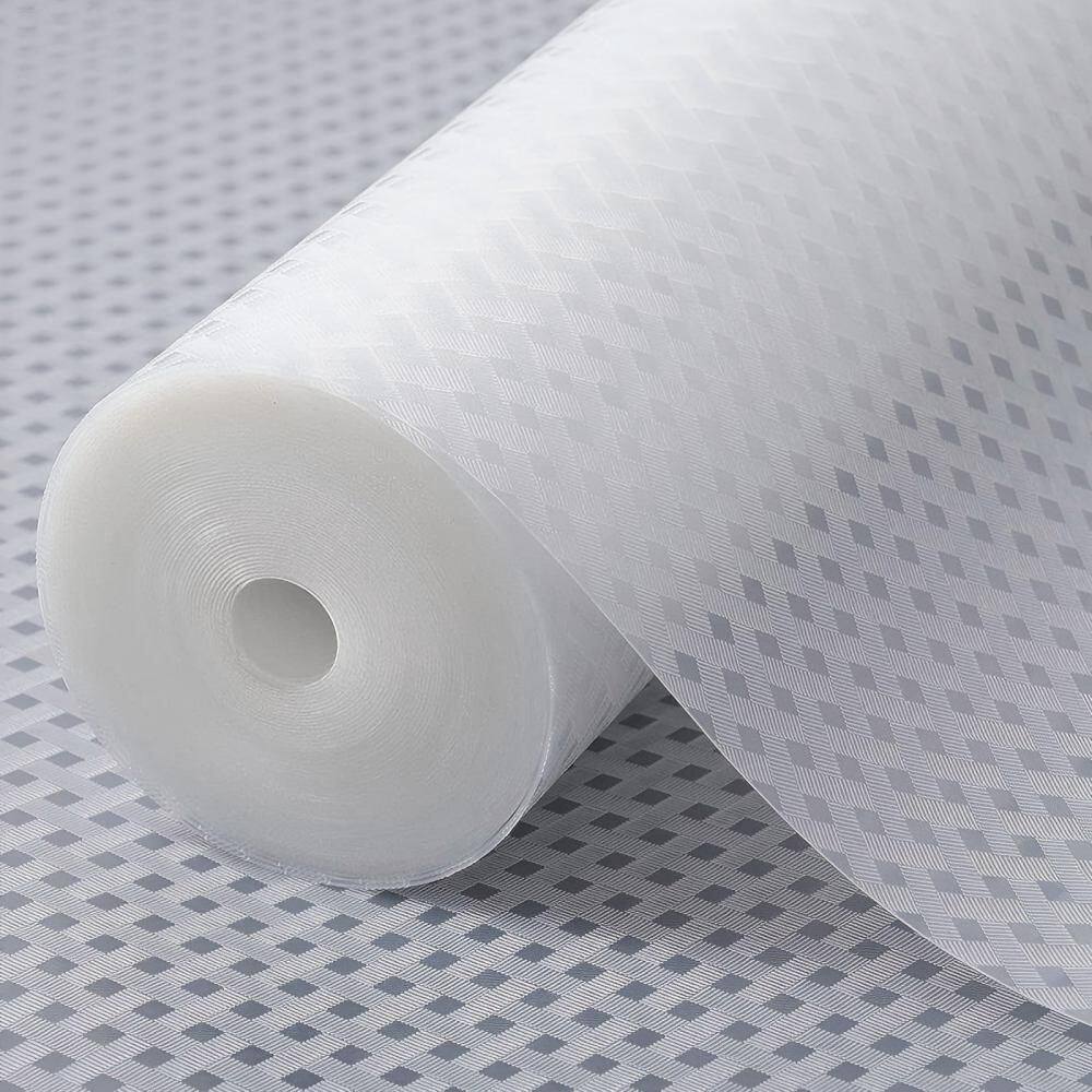 "Woven Clear Non-Adhesive Vinyl Drawer and Shelf Liner, Surface Protection for Drawers, Shelves & More (17.7"" x 19.68')" price history on PriceWatchPro