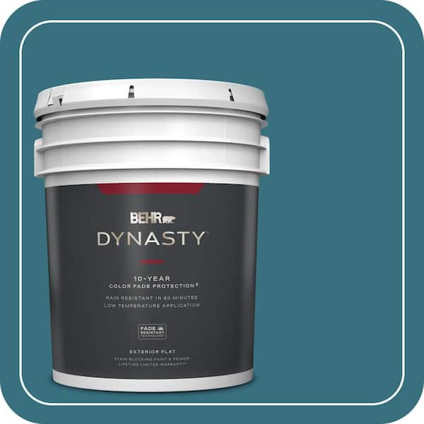 BEHR DYNASTY 5 gal. #530D-7 Grand Rapids Flat Exterior Stain-Blocking Paint & Primer