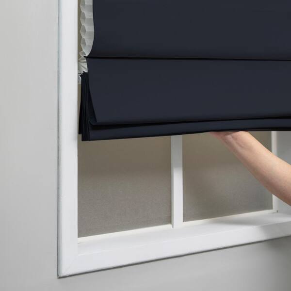 Cosmo Insulated Cordless Roman Shade 27 W x 64 Long Color Linen