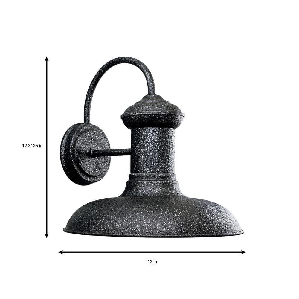 Nickel Lantern Direct Wired Electric Wall Sconce