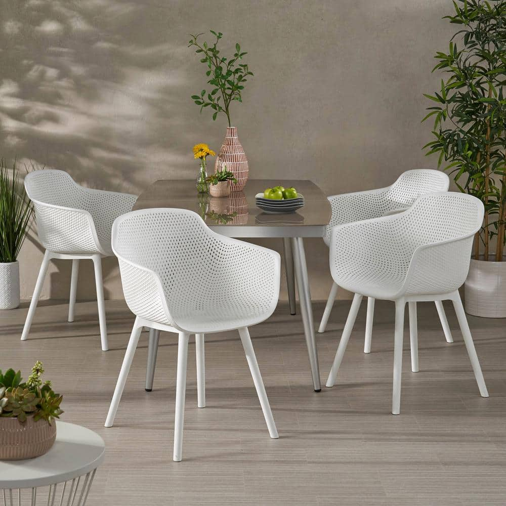 White best sale armchair dining