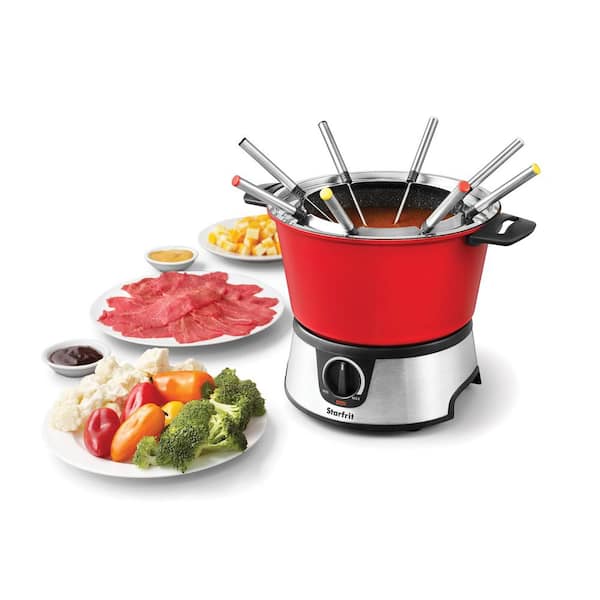This fondue pot comes with an electric heating base - Depop