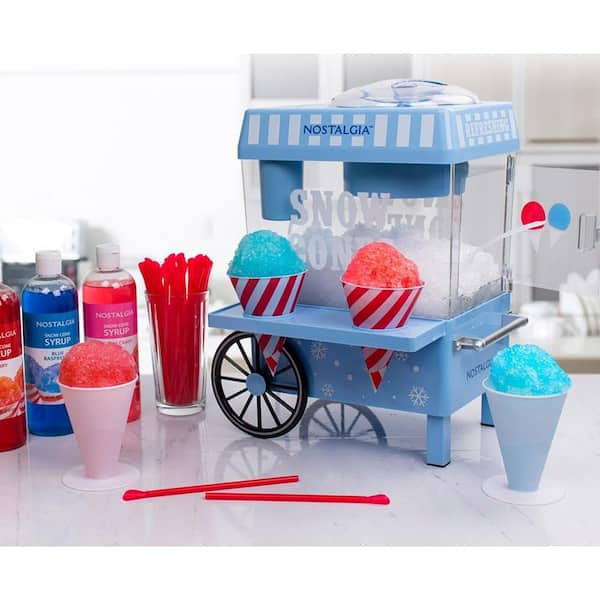 Snow Cone Machine Ice Shaver 170W Motor Countertop Crushed Ice