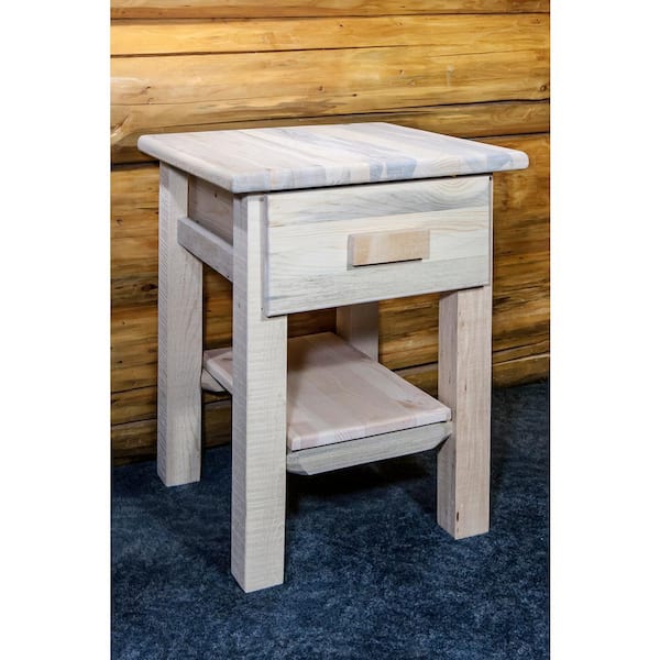 MONTANA WOODWORKS Homestead Collection 1-Drawer Unfinished Wood Nightstand