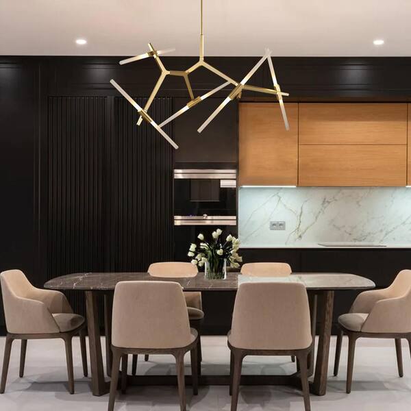 brass chandeliers for dining room