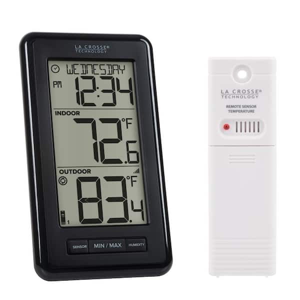 La Crosse Technology 104-106BLTBP La Crosse Technology Indoor/Outdoor  Thermometers | DX Engineering