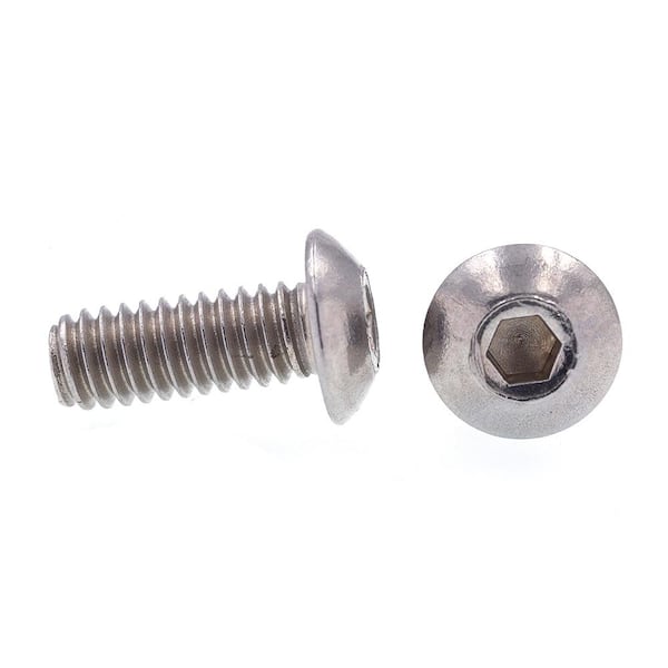 Button Socket Cap Screws Stainless Steel 8-32 X 1-1/4" Qty 10 