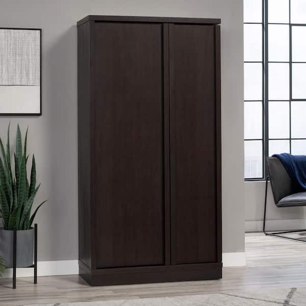 Coaster 4-Shelf Dark Taupe Shoe Cabinet 950551 - The Home Depot