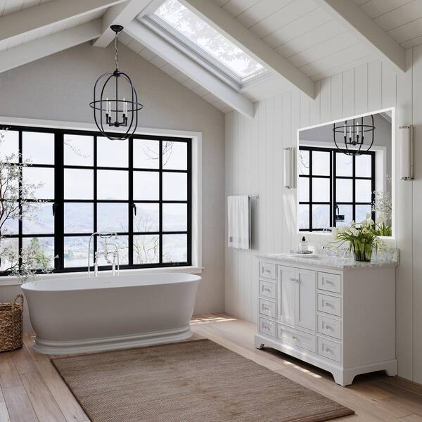 Ancerre Designs Audrey 48 in. W x 22 in. D Vanity in White