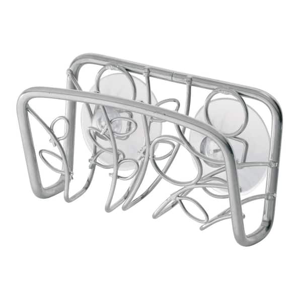 interDesign Twigz Suction Sink Cradle in Silver