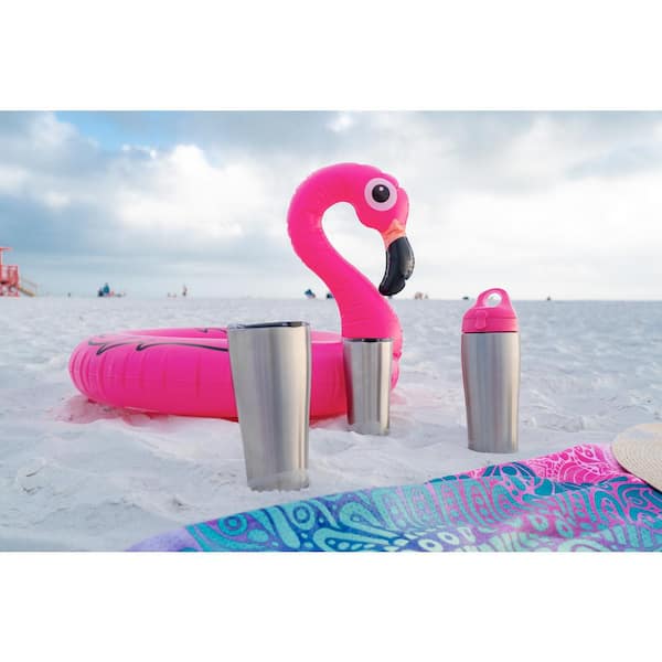 Float Drink Tan & Repeat Pinks Tumbler OR 4 in 1 Can Cooler – Emerald Isle  Design