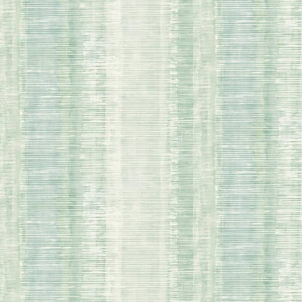 Seabrook Designs Tikki Natural Ombre Washed Jade and Aloe Faux Paper Strippable Roll (Covers 60.75 sq. ft.)