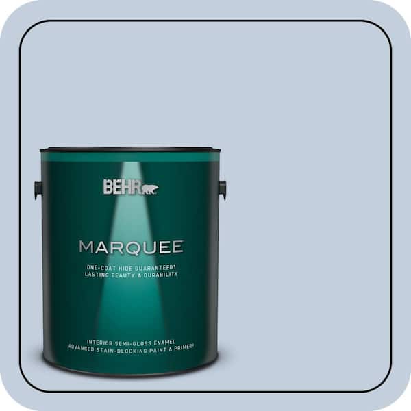 BEHR MARQUEE 1 gal. #PPU15-17 Monet One-Coat Hide Semi-Gloss Enamel Interior Paint & Primer