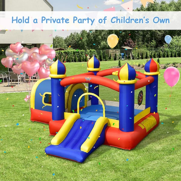 Costway Inflatable Bounce House Kids Jumping Playhouse Indoor & Outdoor  Without Blower : Target