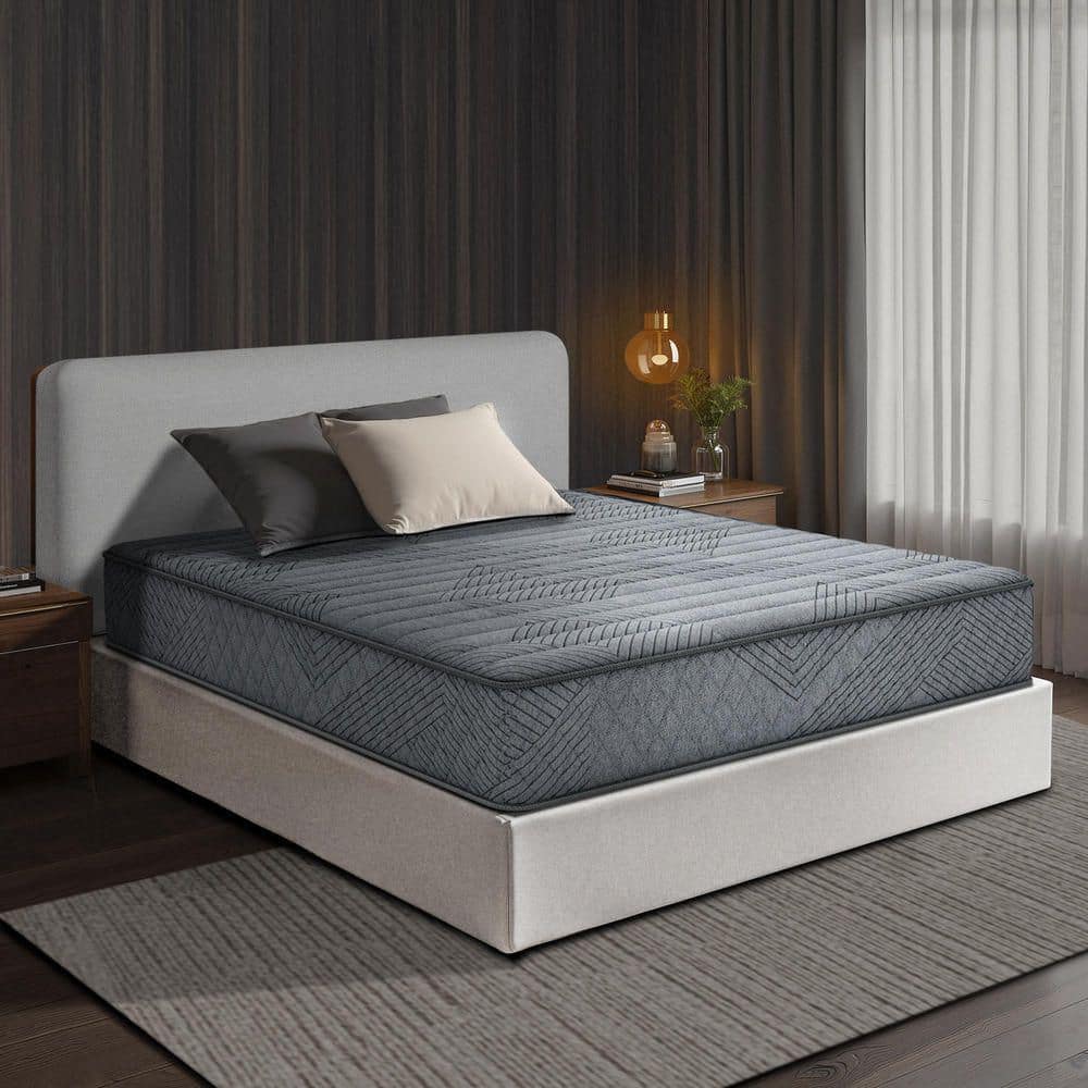 Cooling Innerspring Queen Medium Memory Foam 10 in. Bed-in-a-Box Mattress - thumbnail 4