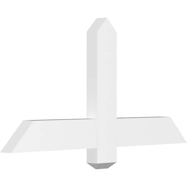 Ekena Millwork Eugene 36 in. W x 18 in. H x 2 in. D Signature Polyurethane Bracket