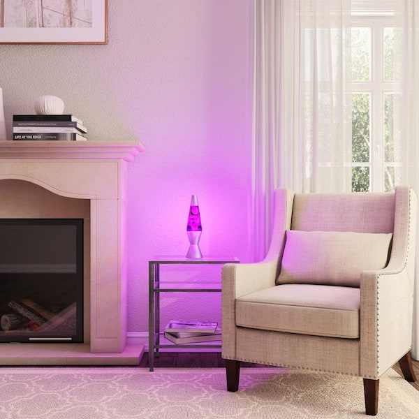 Lava Lite 14.5 in. Pink and Purple Classic Lava Lamp 2121 - The