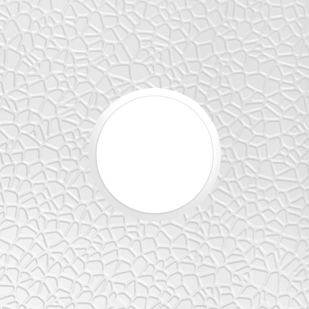 DreamStone 36" Modern Subway White Solid Surface Shower Kit