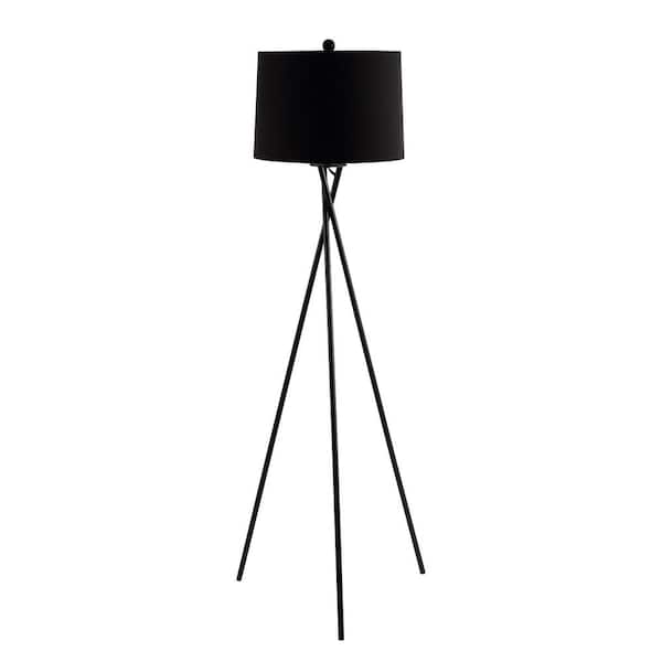 SAFAVIEH Parsen 61.5 in. Black Floor Lamp