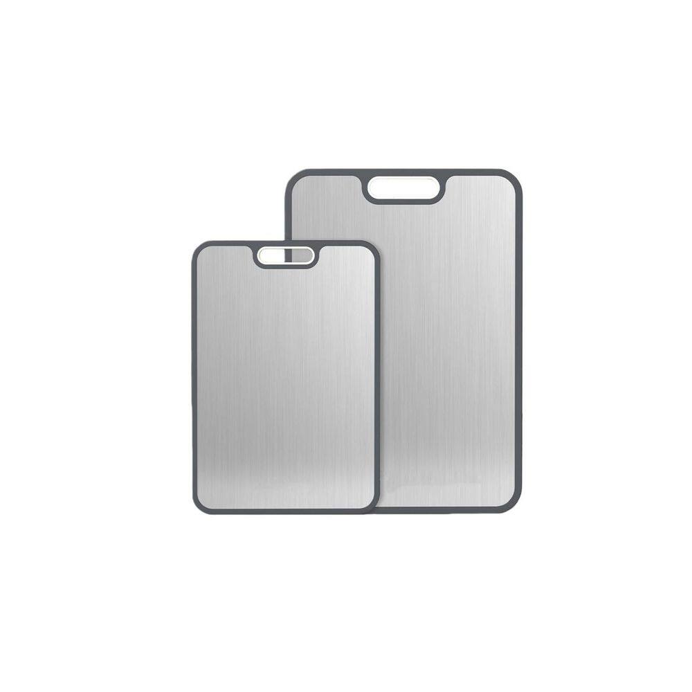 Wudkey 2-Piece Titanium Cutting Board Set for Kitchen, Cutting