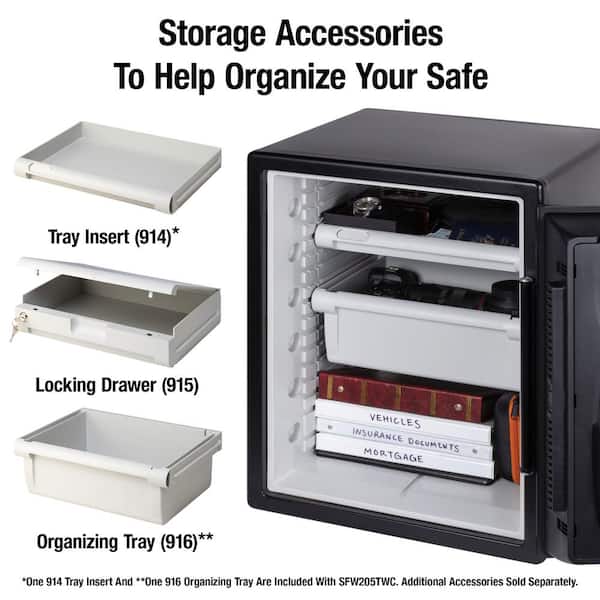 2.0 cu. ft. Fireproof and Waterproof Safe with Touchscreen Combination Lock