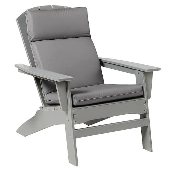 Lavish Home 21.5 in. W x 3 in. H High-Back Outdoor Chair Cushion