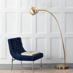 Belami 66 in. Gold Arc Floor Lamp with Metal Shade