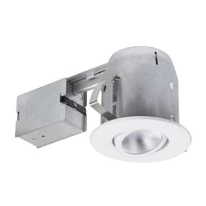 5 in. New Construction and Remodel Recessed Kit LED Bulb Included