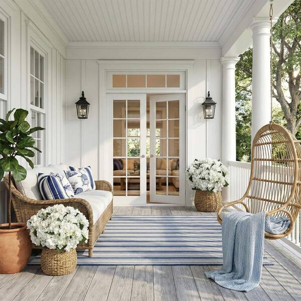 15.7 in. White Indoor/Outdoor Artificial Hydrangea Flower Bundles