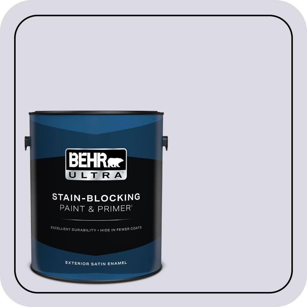1 gal. #S570-1 Misty Lavender Satin Enamel Exterior Paint & Primer price history on PriceWatchPro