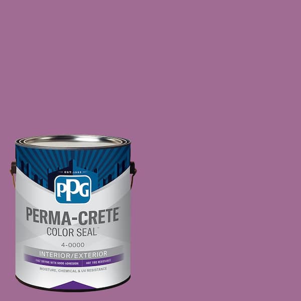Perma-Crete Color Seal 1 gal. PPG1180-6 Flowering Raspberry Satin Interior/Exterior Concrete Stain
