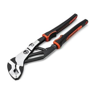 Z2 Auto-Bite 12 in. V-Jaw Tongue and Groove Dual Material Grip Pliers With Quick Adjust Jaws