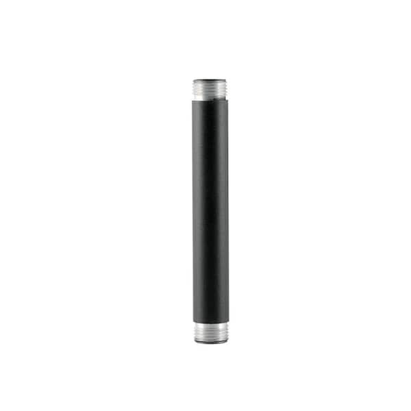 KICHLER 6 in. Textured Black Outdoor Landscape Fixture Mounting Stem (1-Pack)