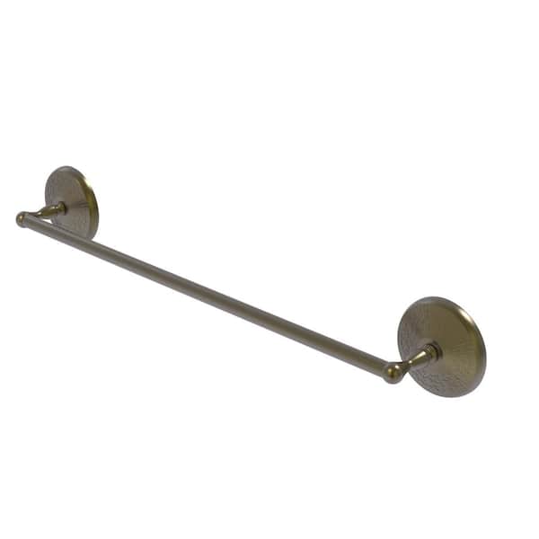 Allied Brass Monte Carlo Collection 36 in. Wall Mounted Towel Bar in Antique Brass