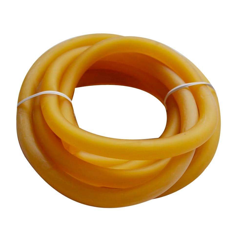 20 Continuous FEET 3/4 I.D x 1/8 Wall x 1 O.D Amber Latex Rubber USA Tubing for Elastic Parts Outdoor 