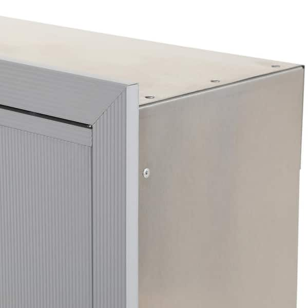 Salsbury Industries Aluminum Recessed-Mounted USPS Access Vertical