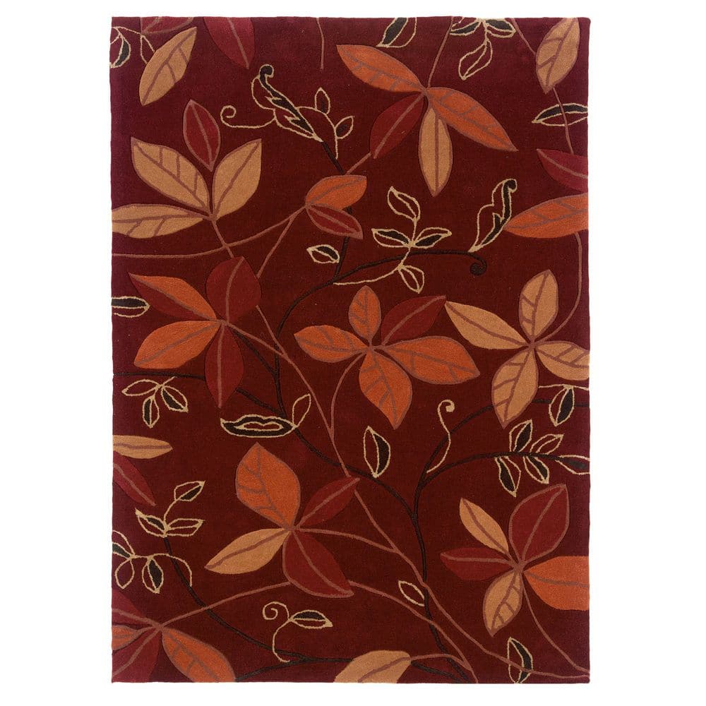 Trio Collection Garnet and Orange 8 ft. x 10 ft. Indoor Area Rug price history on PriceWatchPro