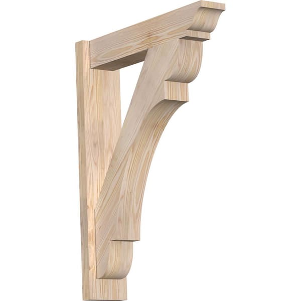 Ekena Millwork 6 in. x 32 in. x 24 in. Douglas Fir Olympic Traditional Smooth Outlooker