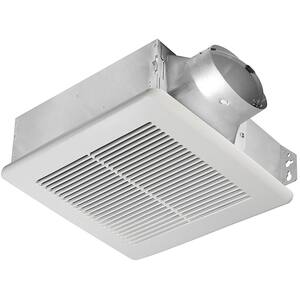 Slim Series 80 CFM Ceiling or Wall Bathroom Exhaust Fan, ENERGY STAR