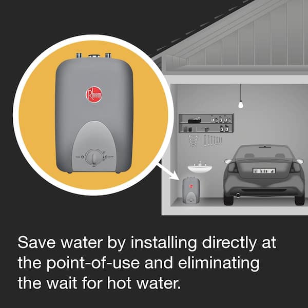 Rheem Performance 4 Gal. 120-Volt Plug-In MiniTank Point of Use ...