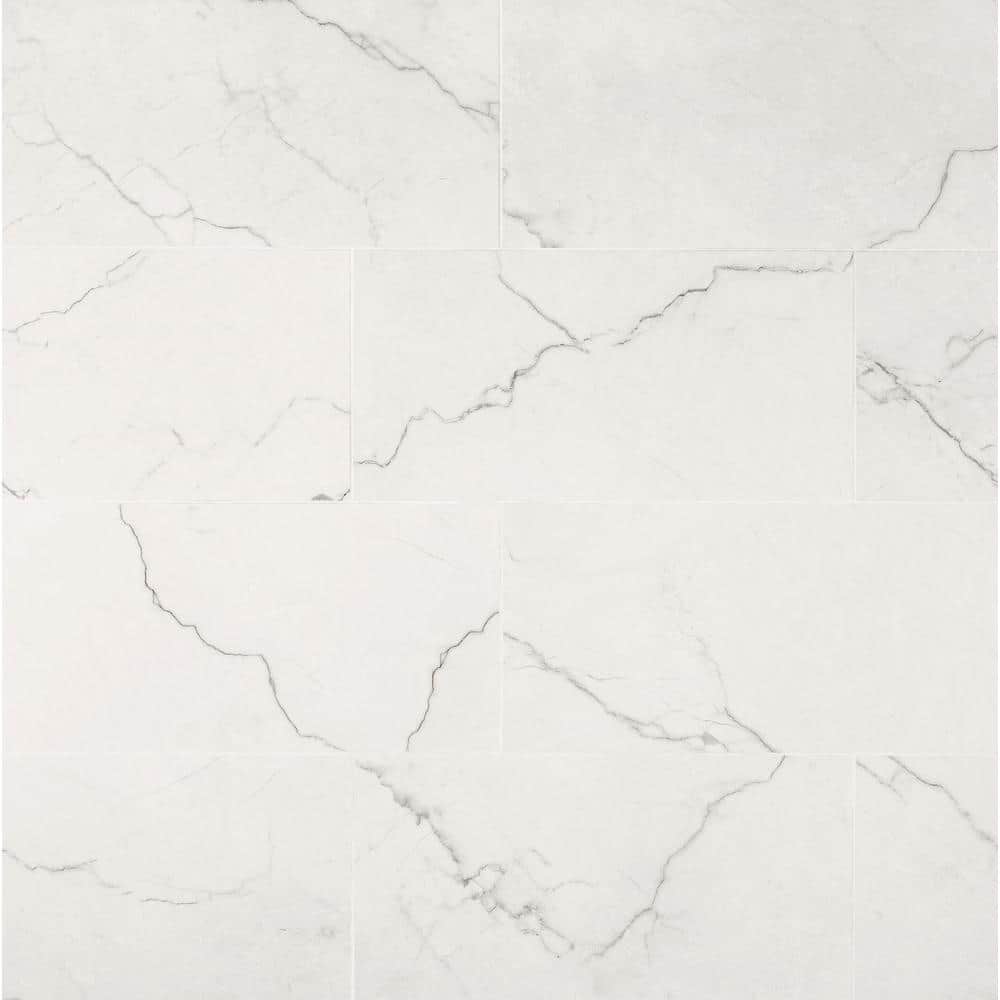 Briella Grey 12 in. x 24 in. Polished Porcelain Marble Look Floor and Wall Tile (16 sq. ft./ Case) price history on PriceWatchPro