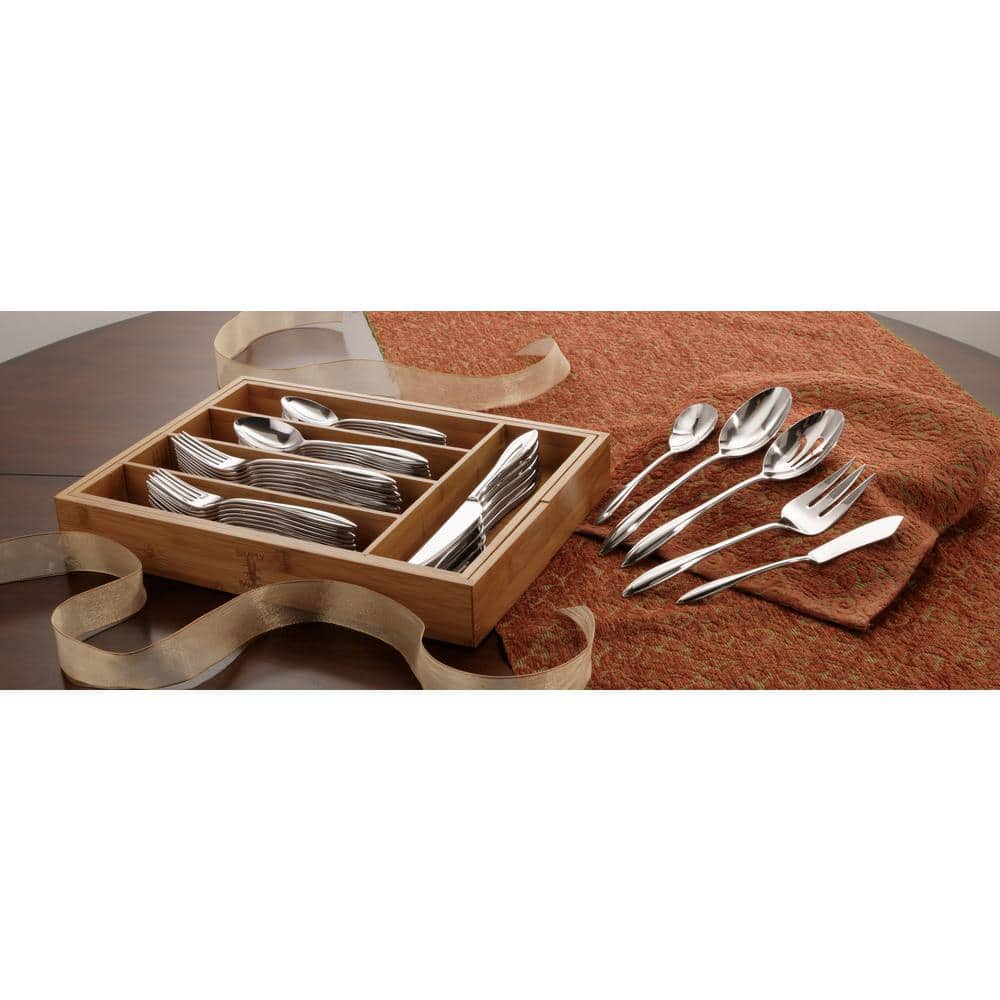 Modern Tarnish Resistant Stainless Steel Serving Spoon Set