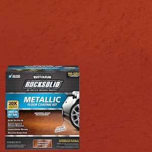 70 oz. Metallic Copper Pot Garage Floor Kit (2-Pack)