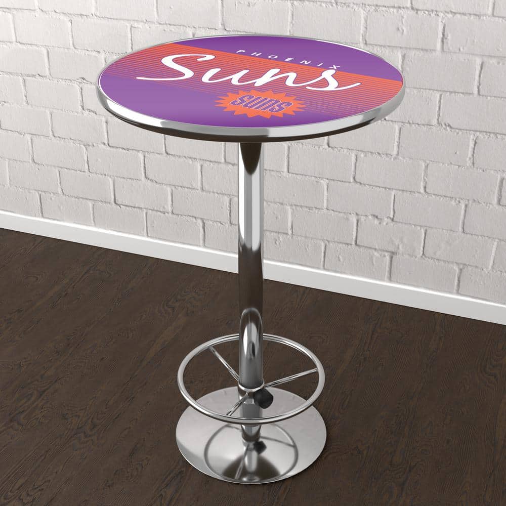 Phoenix Suns Hardwood Classics Red 42 in. Bar Table NBA11HCPS-HD - The Home  Depot