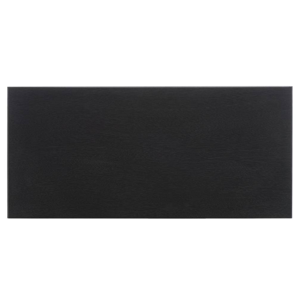 Tate Traditional Farmhouse Chic Black Sideboard with Carved Legs