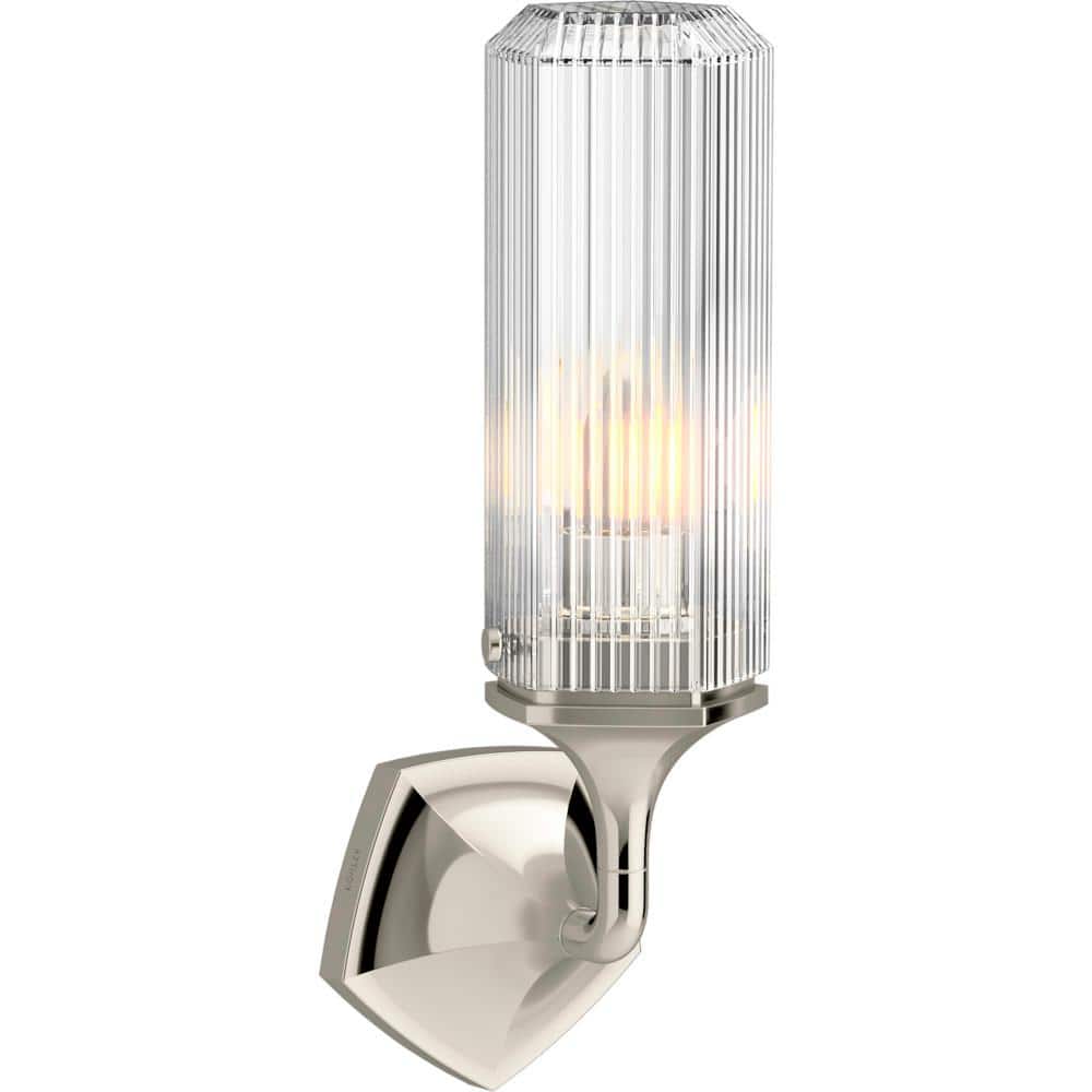 Polished Nickel 16'' Dimmable Direct Wired Sconce