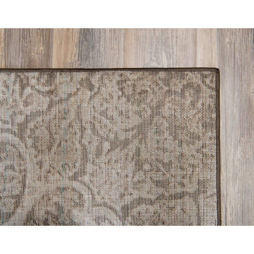 Grace Brown Rectangular Synthetic Indoor Area Rug