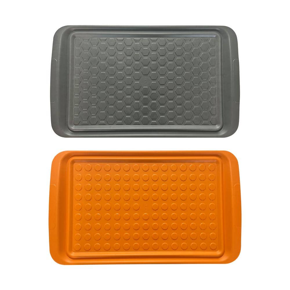 Extra-Large Prep and Serve Stacking Grill Prep Trays, Set of 2 + Reviews