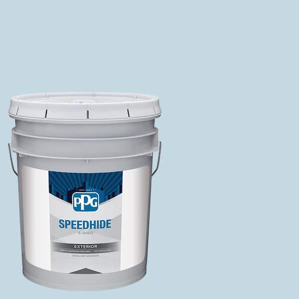 SPEEDHIDE 5 gal. PPG1157-2 Blue Pearl Satin Exterior Paint