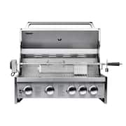 30 in. Built-In Liquid Propane BBQ Grill for Outdoor Kitchen in Stainless-Steel